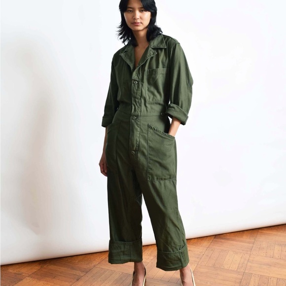 Vintage Pants - Vintage Flight Suit/ Boiler Jumpsuit